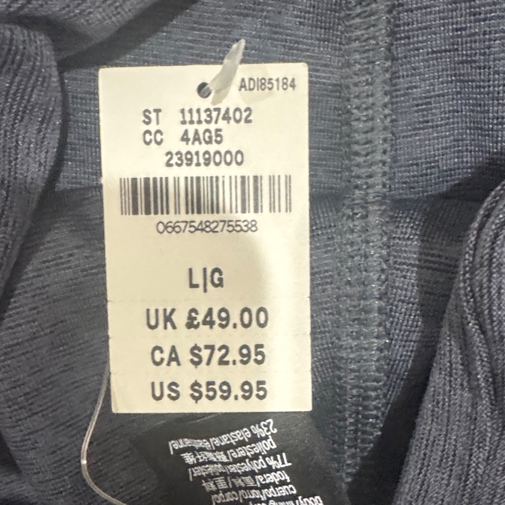 PINK Victoria's Secret Dark Gray Mesh-Panel Leggings - Picture 4 of 4